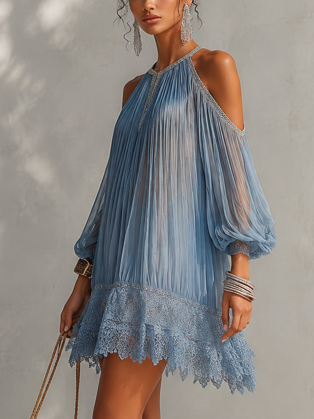 Celeste Mini Blue Dress