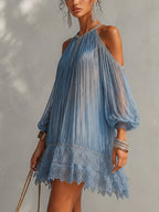 Celeste Mini Blue Dress