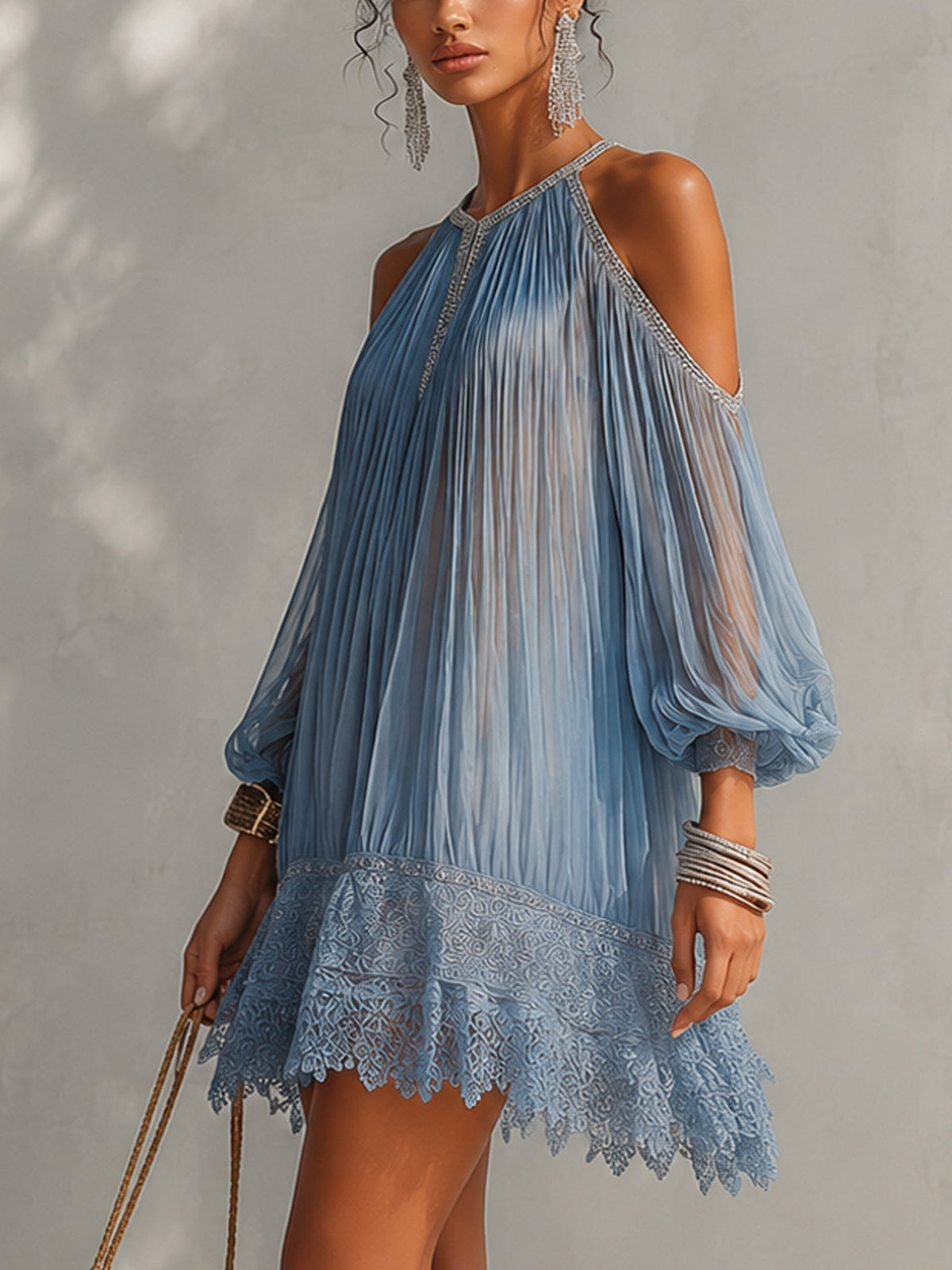 Celeste Mini Blue Dress