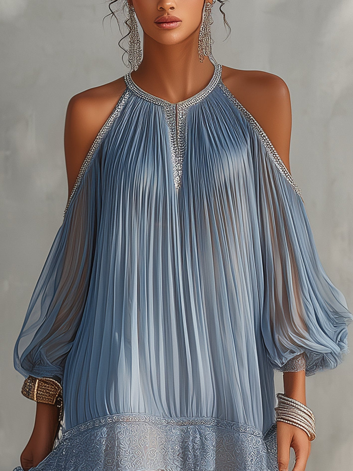 Celeste Mini Blue Dress