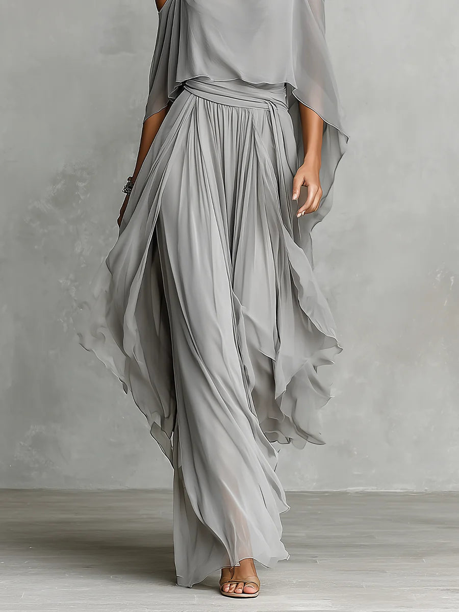 Katarzyna – Flowy Off-Shoulder Set