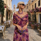 Wilhelmina | Off-Shoulder Maxi Dress