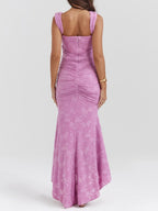 ELVENA™ | Lace Fishtail Midi Dress