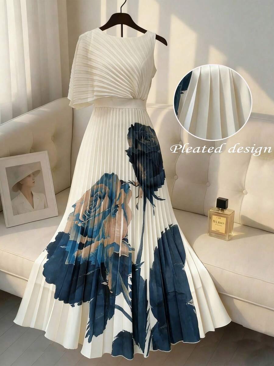 Phoebe | Pleated Midi Dress