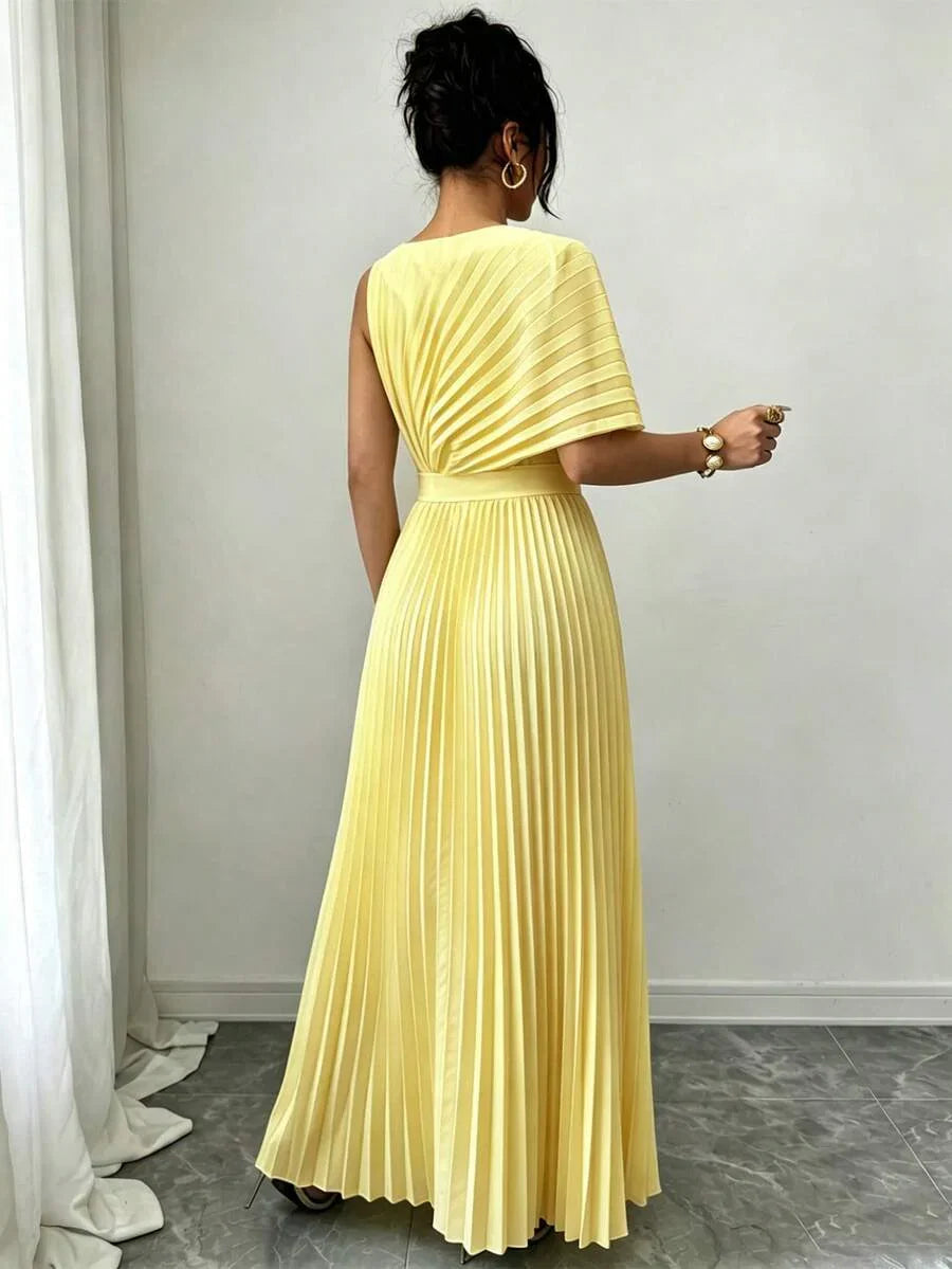 Phoebe | Pleated Midi Dress