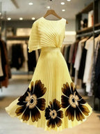 Phoebe | Pleated Midi Dress