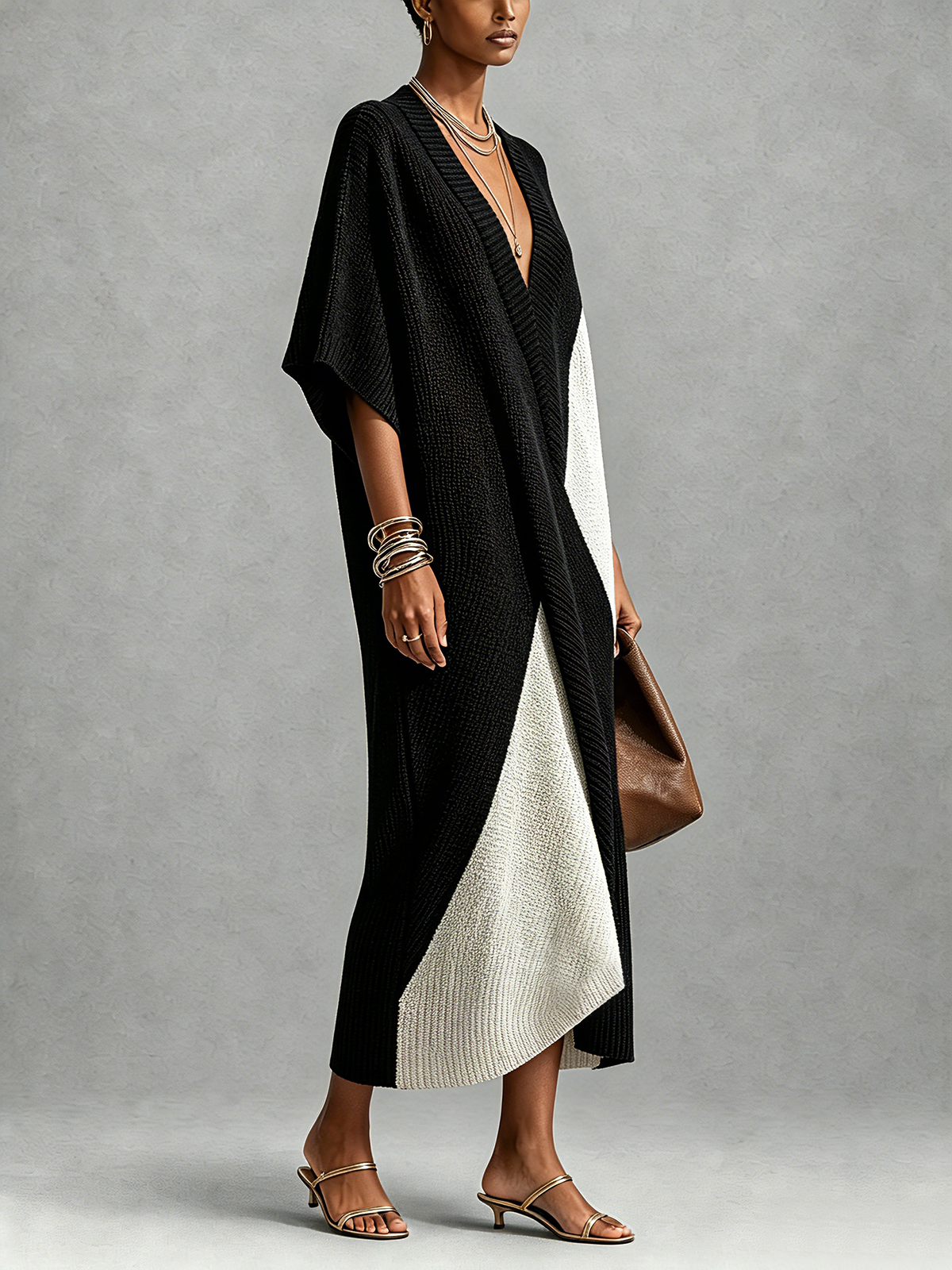 Véra Ebony and Ivory Dress