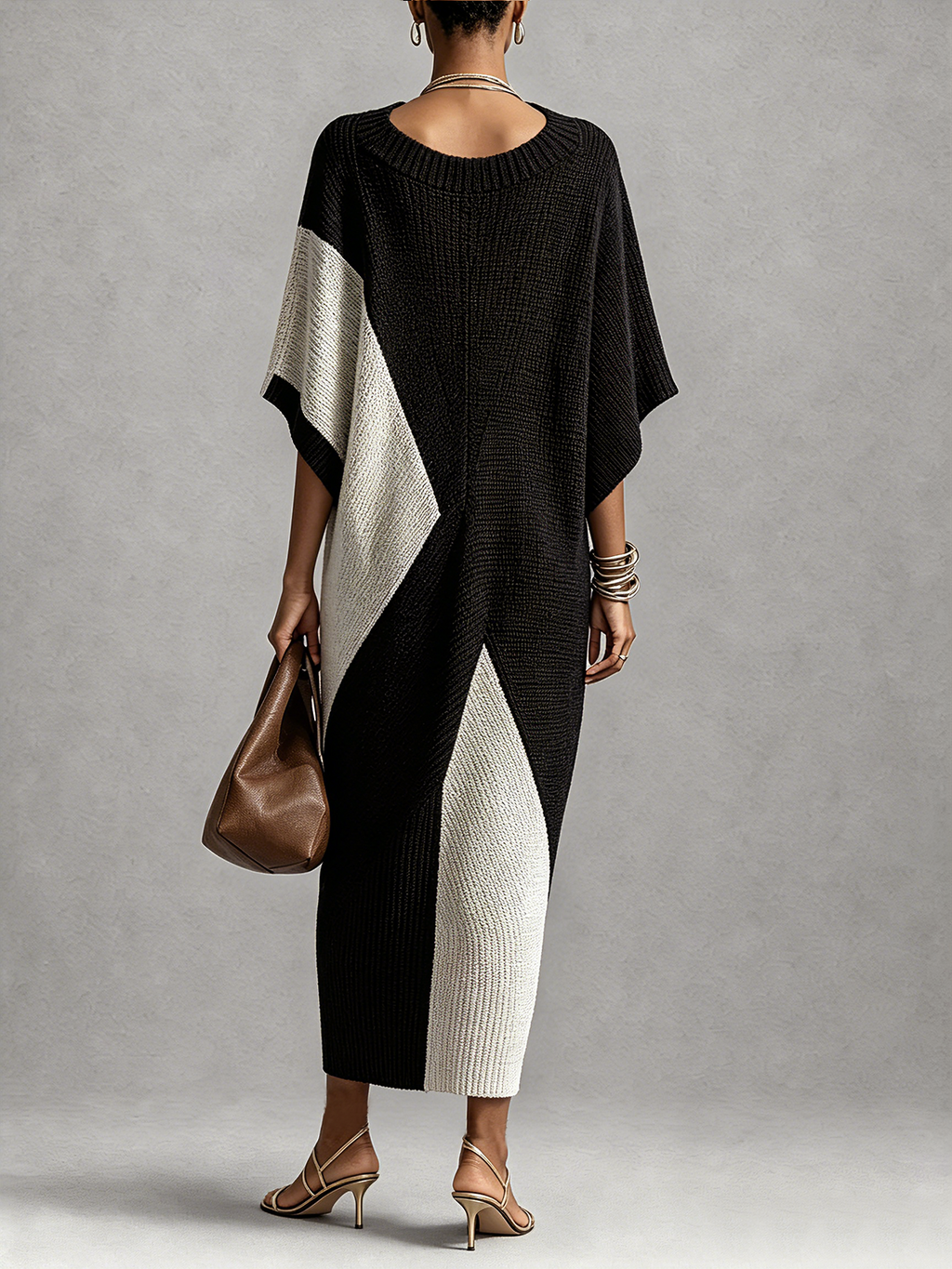 Véra Ebony and Ivory Dress