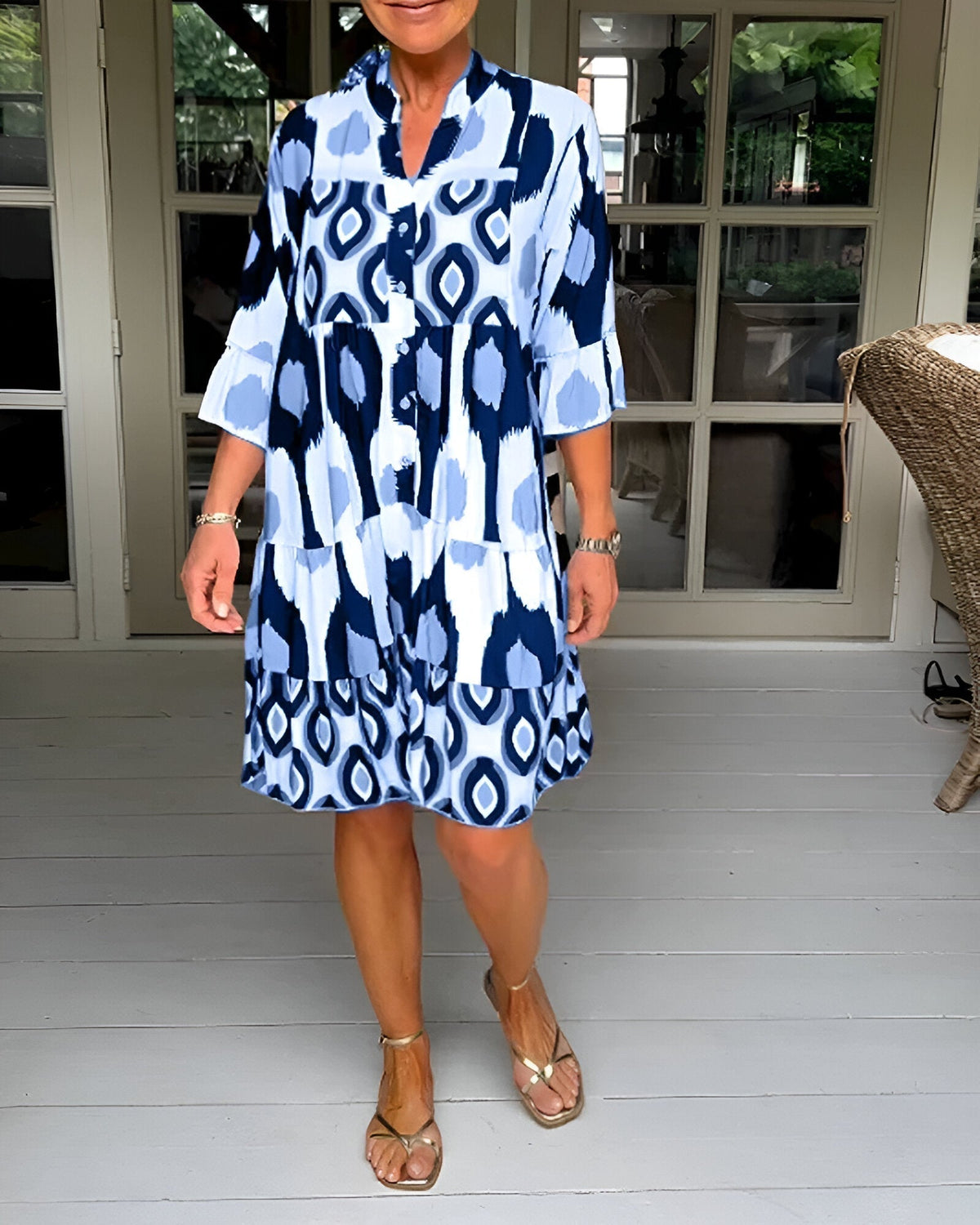Avenia - Bohemian Casual Dress