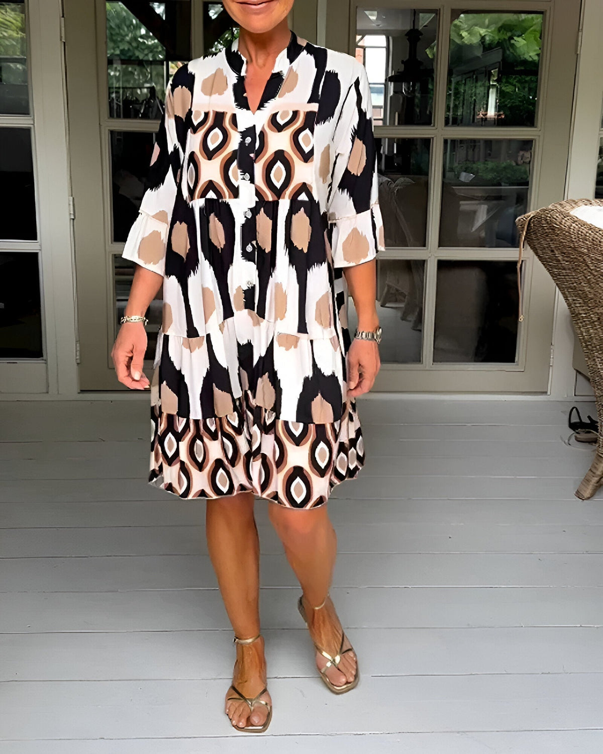 Avenia - Bohemian Casual Dress