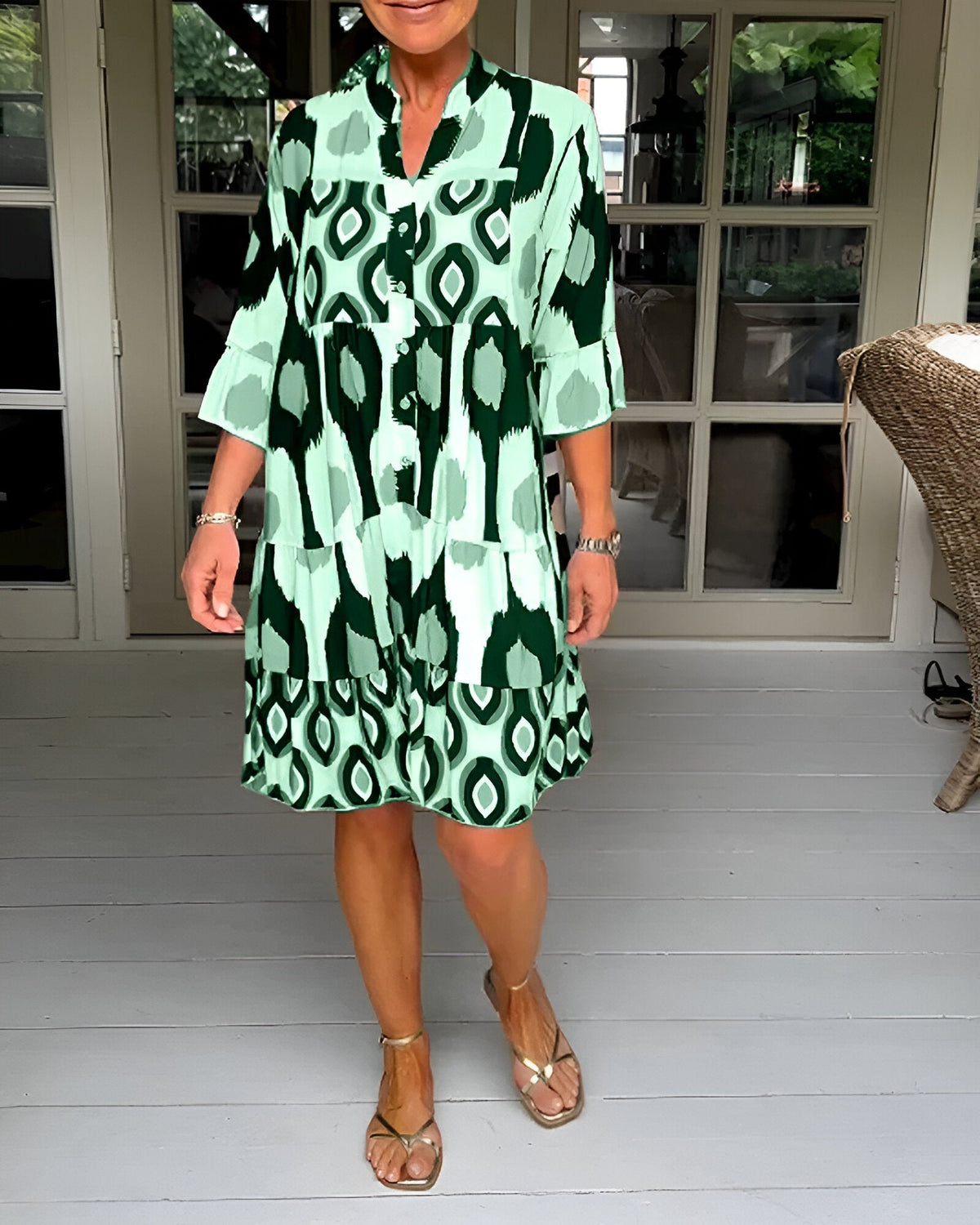 Avenia - Bohemian Casual Dress