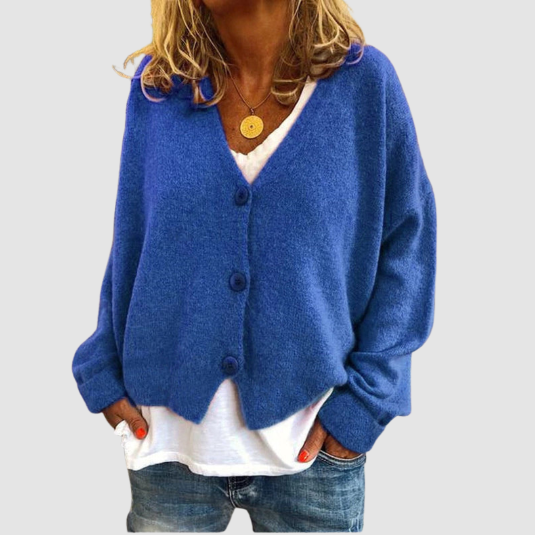 Maxine Knit Cardigan - Blue