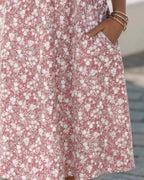 Carmen | Loose & Light Floral Midi Dress