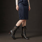 Willow - Victorian Elegance Mid-Calf Boots