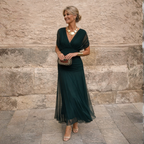 Wilhelmina | Off-Shoulder Maxi Dress