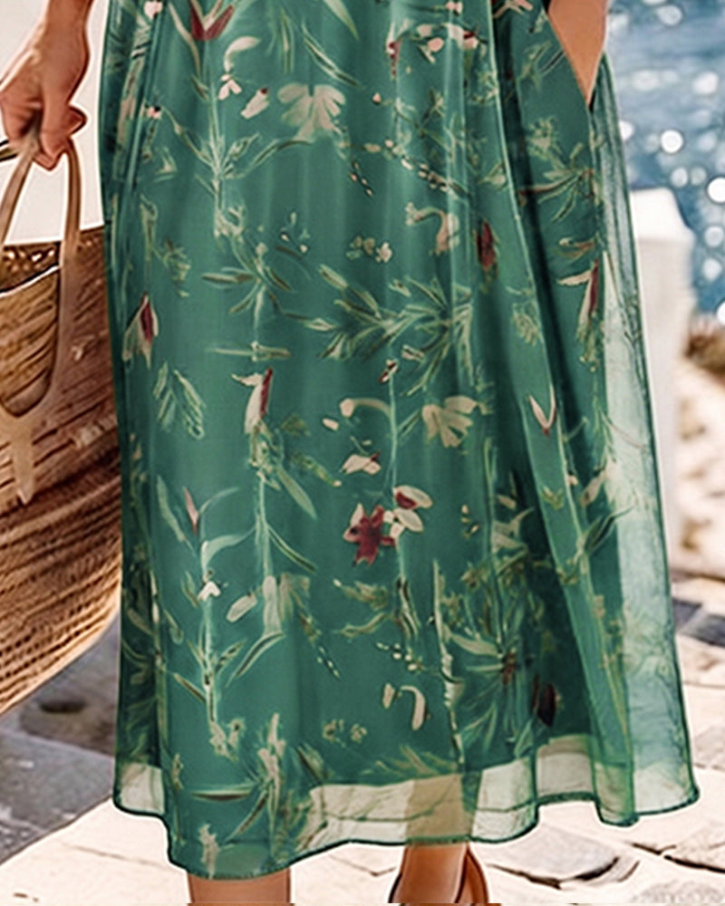 María | Loose & Light Floral Midi Dress