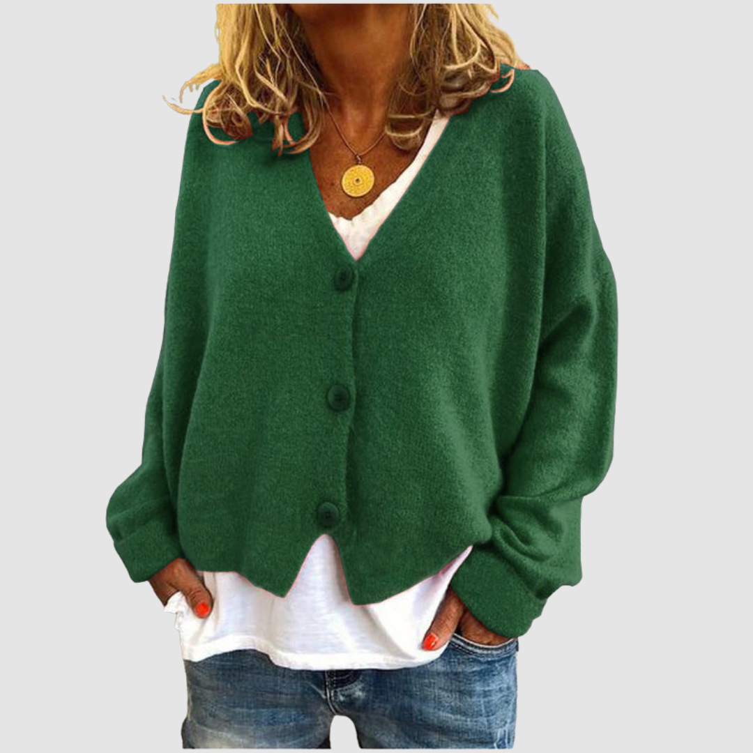 Maxine Knit Cardigan - Green