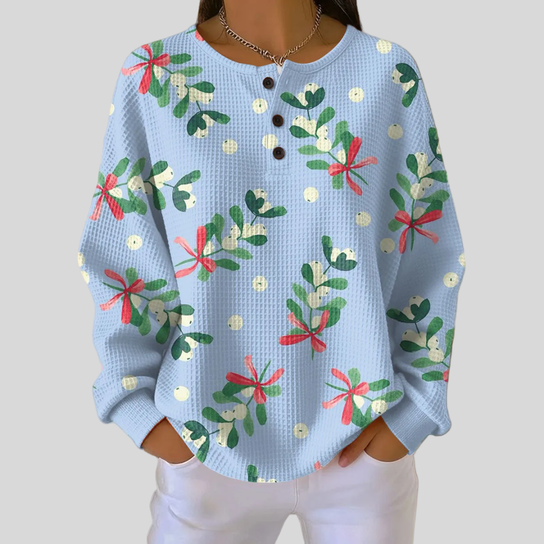 Marlow | Christmas Mistletoe Sweatshirt - single print