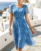 Ana | Loose & Light Floral Midi Dress