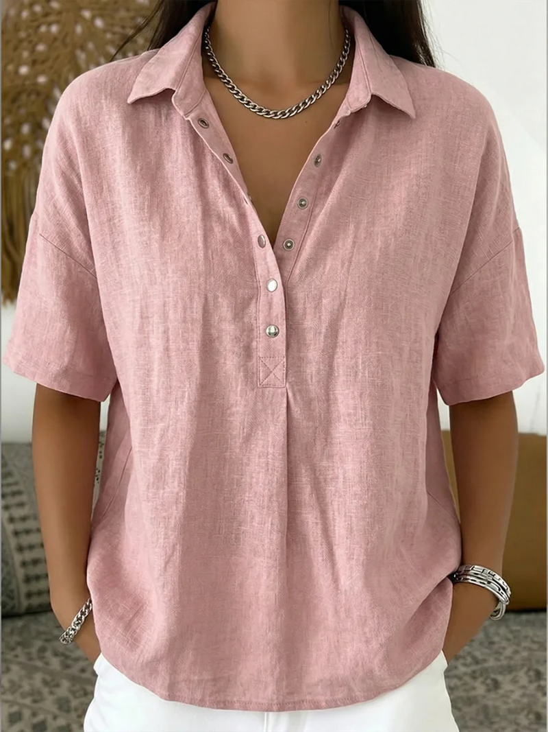 Juliet | Blouse with Collar and Button