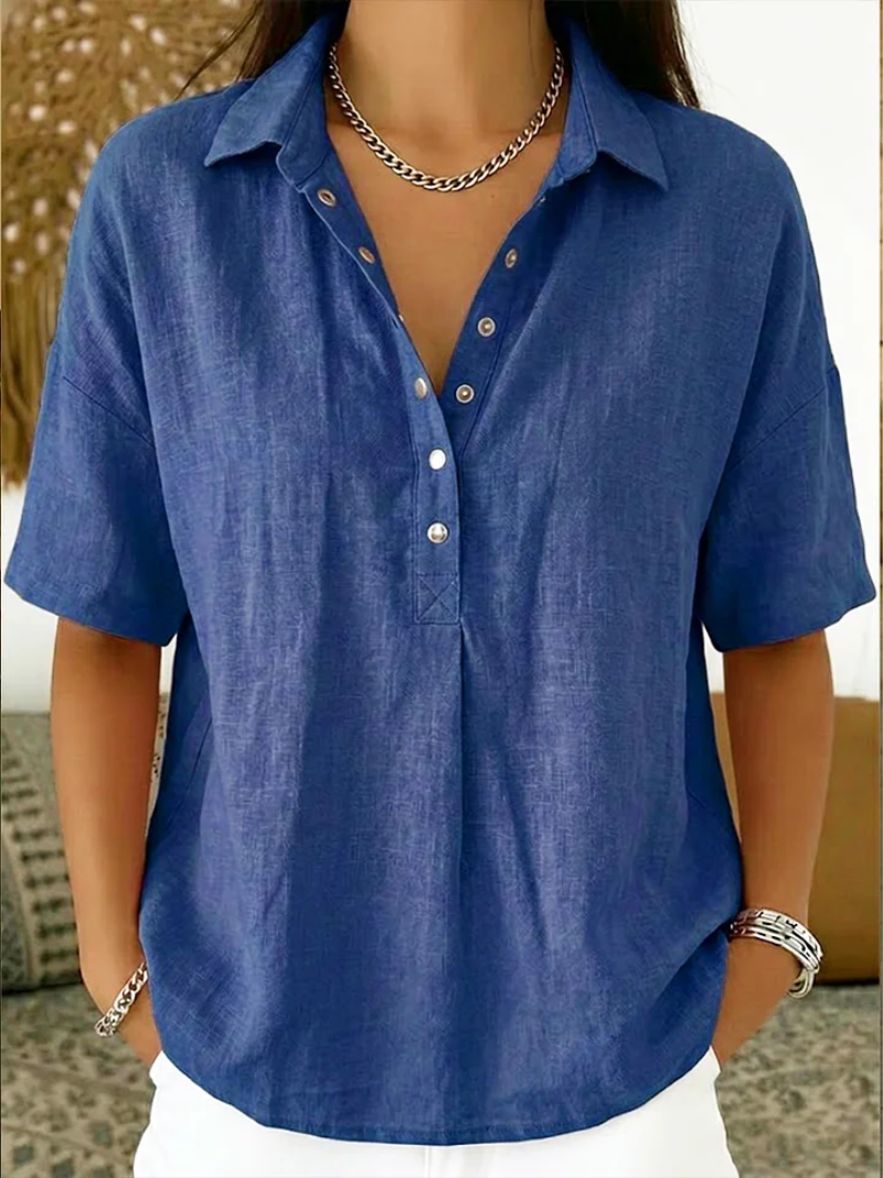 Juliet | Blouse with Collar and Button