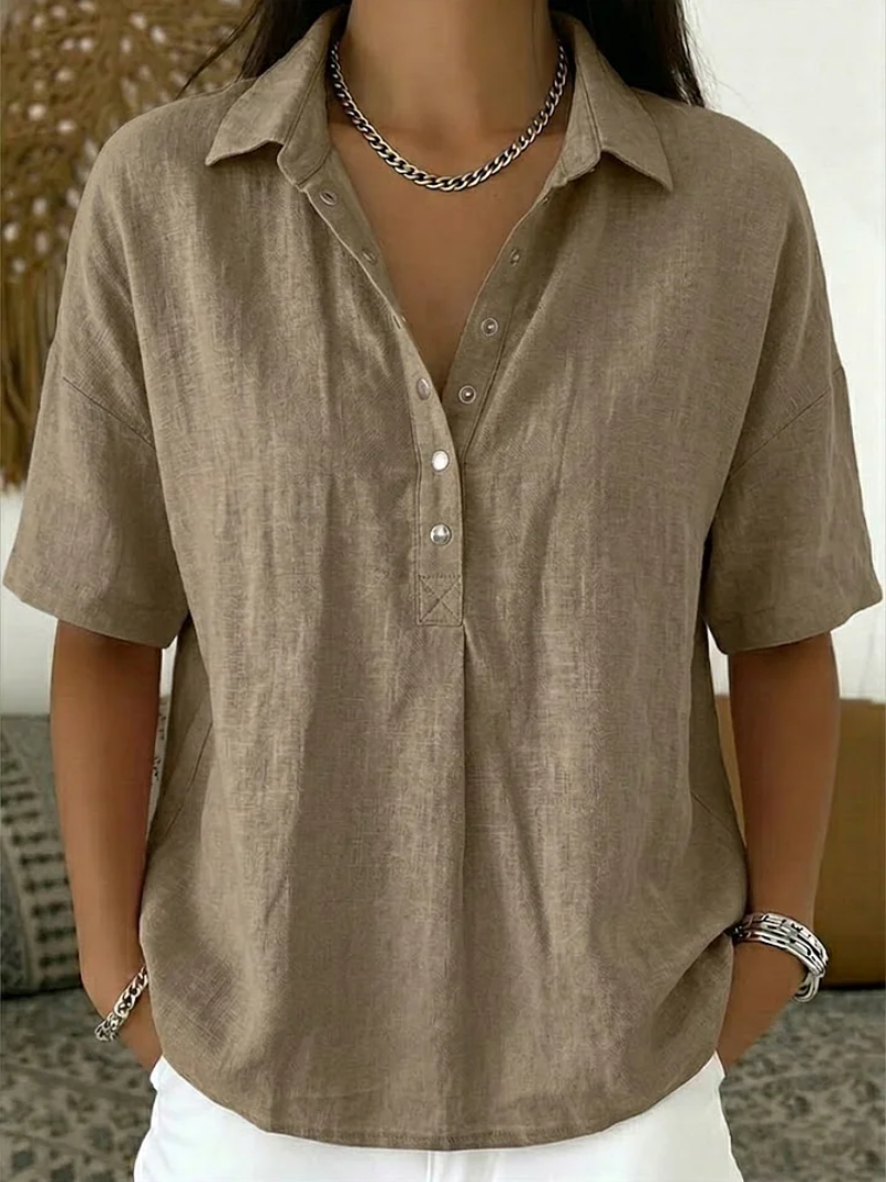 Juliet | Blouse with Collar and Button