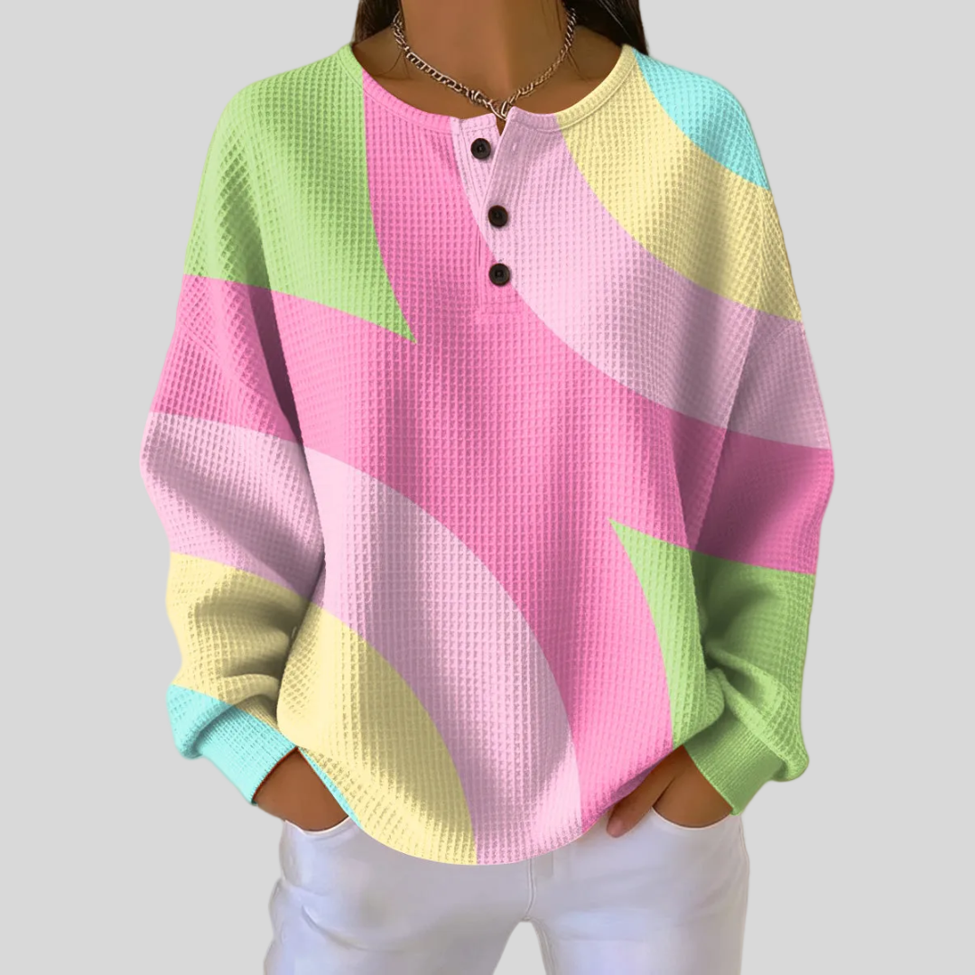Lorelei Abstract Pattern Sweatshirt - Multi