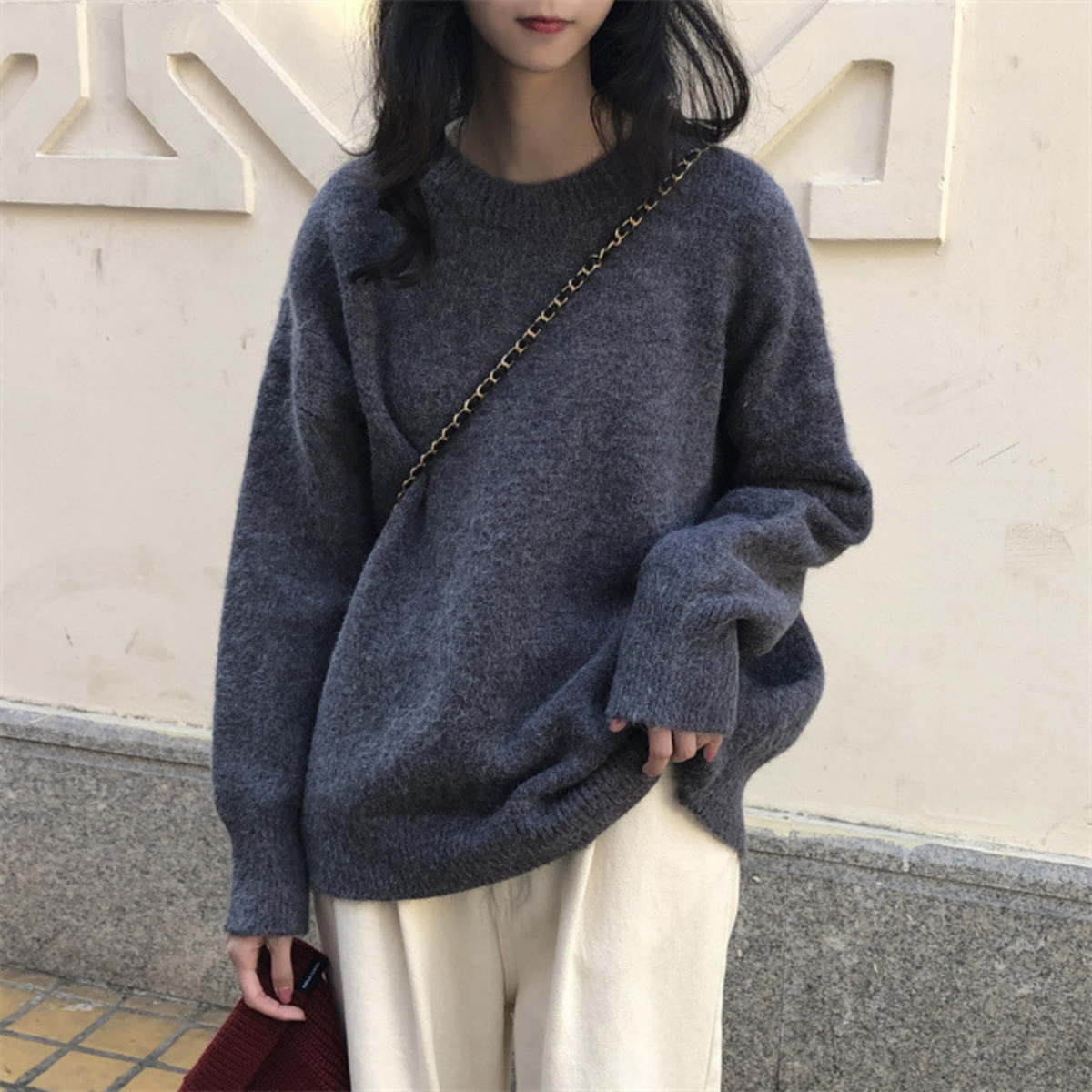 DERDI™ - Casual Long Sleeve Round Neck Sweater