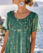 María | Loose & Light Floral Midi Dress