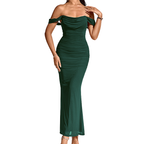 PRIMROSE™ – Stylish One-Shoulder Corset Mesh Dress