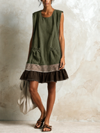 Shona - Ruffle Hem Tunic Dress