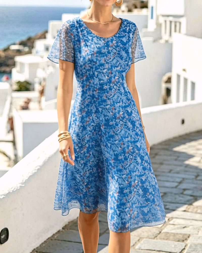 Ana | Loose & Light Floral Midi Dress