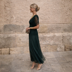 Wilhelmina | Off-Shoulder Maxi Dress