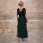 Wilhelmina | Off-Shoulder Maxi Dress