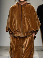 Sienna Velvet Hoodie and Trousers Set