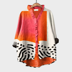 Rowena™ | Artistic Print Summer Blouse