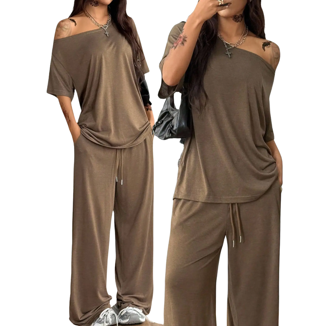 BROOKLYN™ – Relaxed Wide-Leg Two-Piece Set