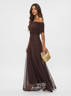 ELVENA™ | One-Shoulder Print Maxi Dress