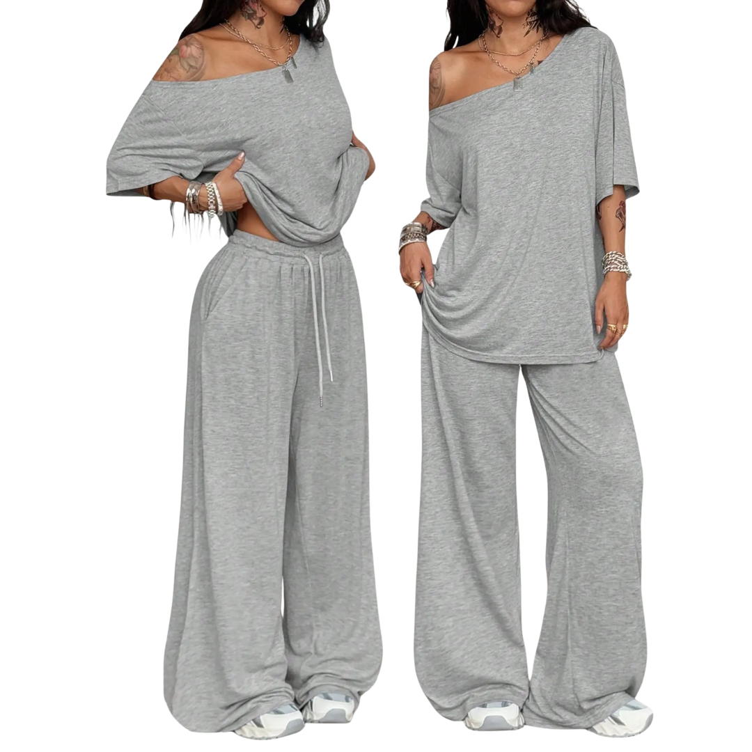 BROOKLYN™ – Relaxed Wide-Leg Two-Piece Set