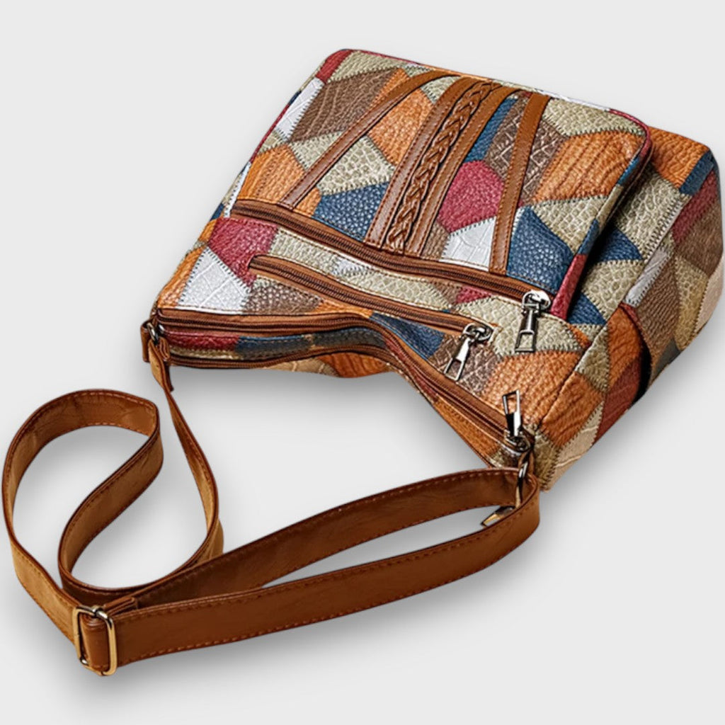 Miresta – Patchwork Leather Shoulder Bag