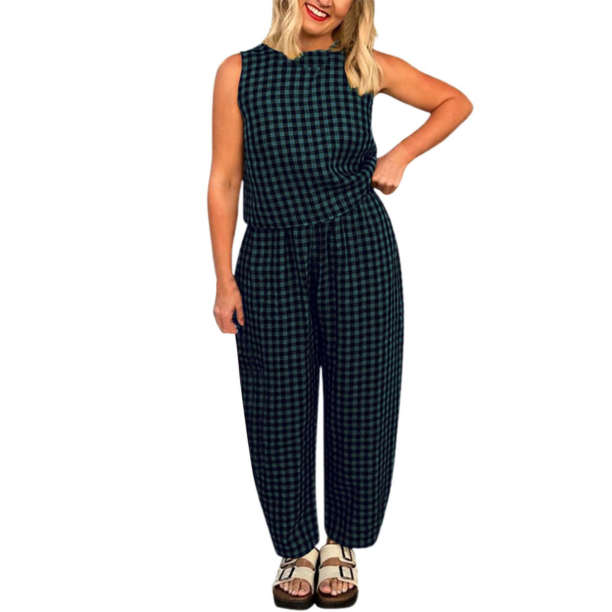 ELARAMI™ – Lightweight Casual Sleeveless Two-Piece Loungewear