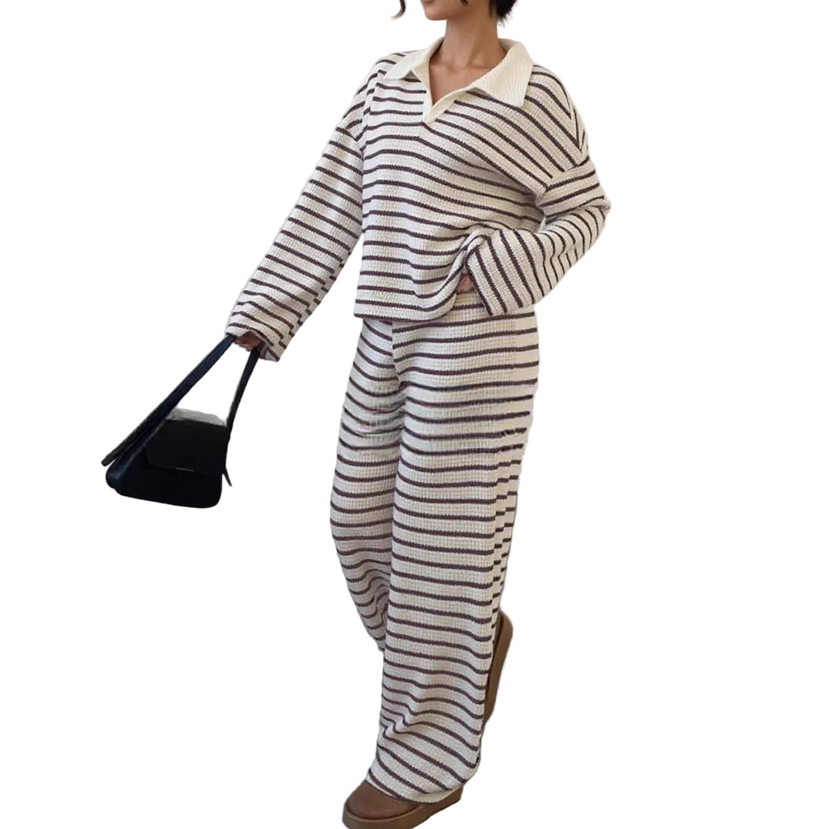 SHAILEY™ - Women’s Striped Two-Piece Set Stylish Casual Outfit