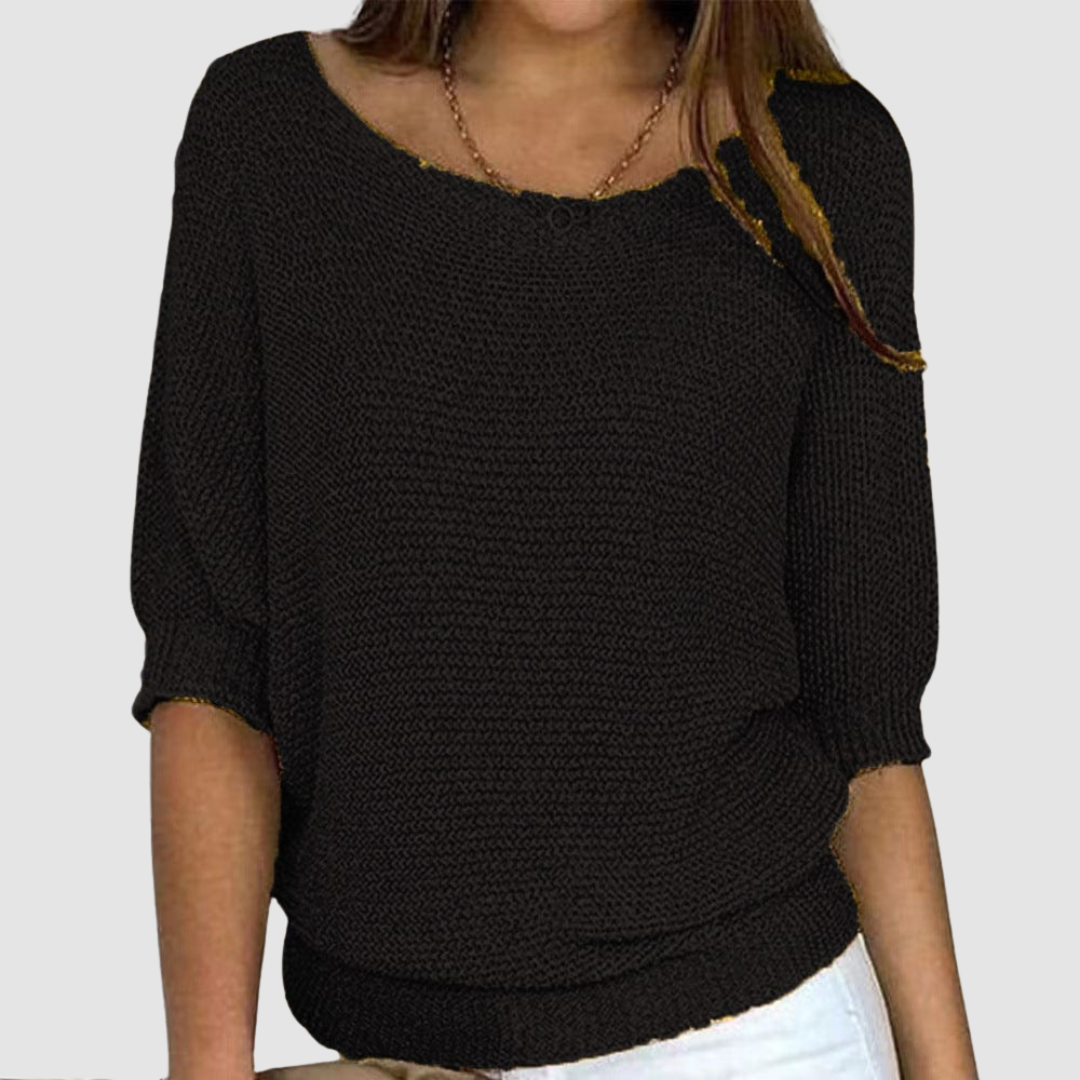 Cheyenne Knit Sweater - Black