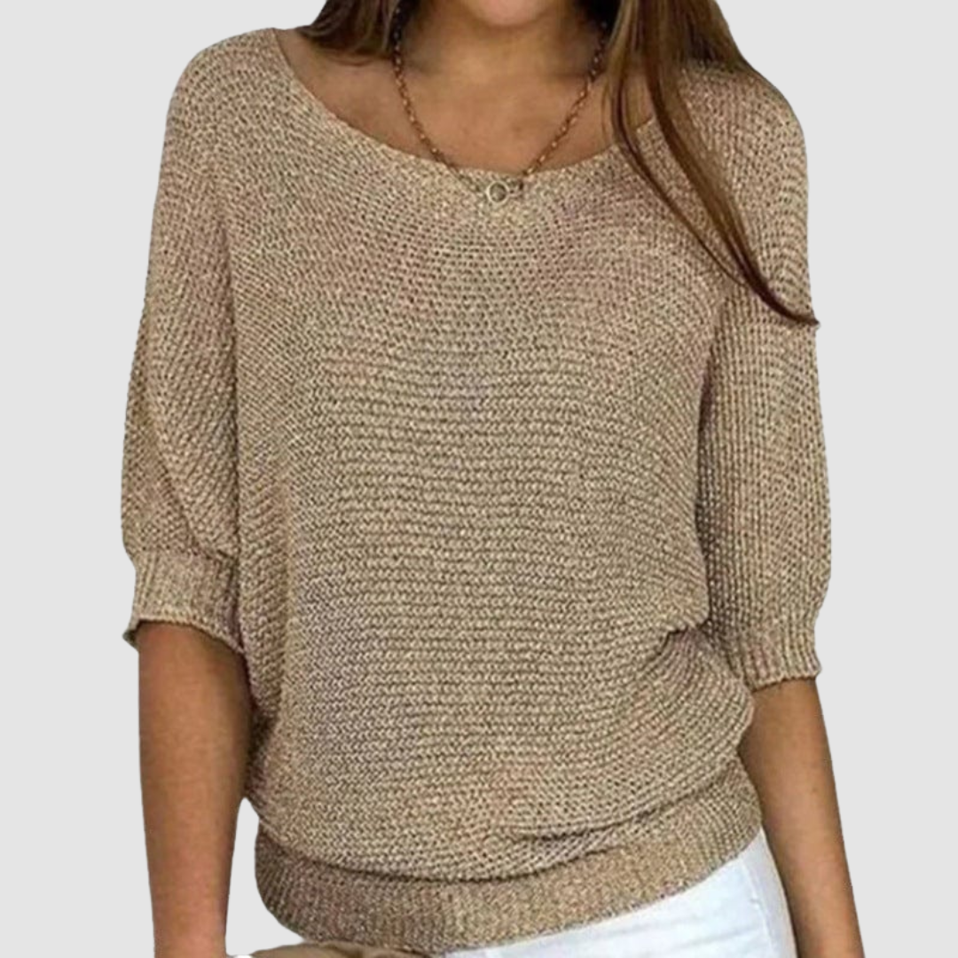 Cheyenne Knit Sweater - Beige