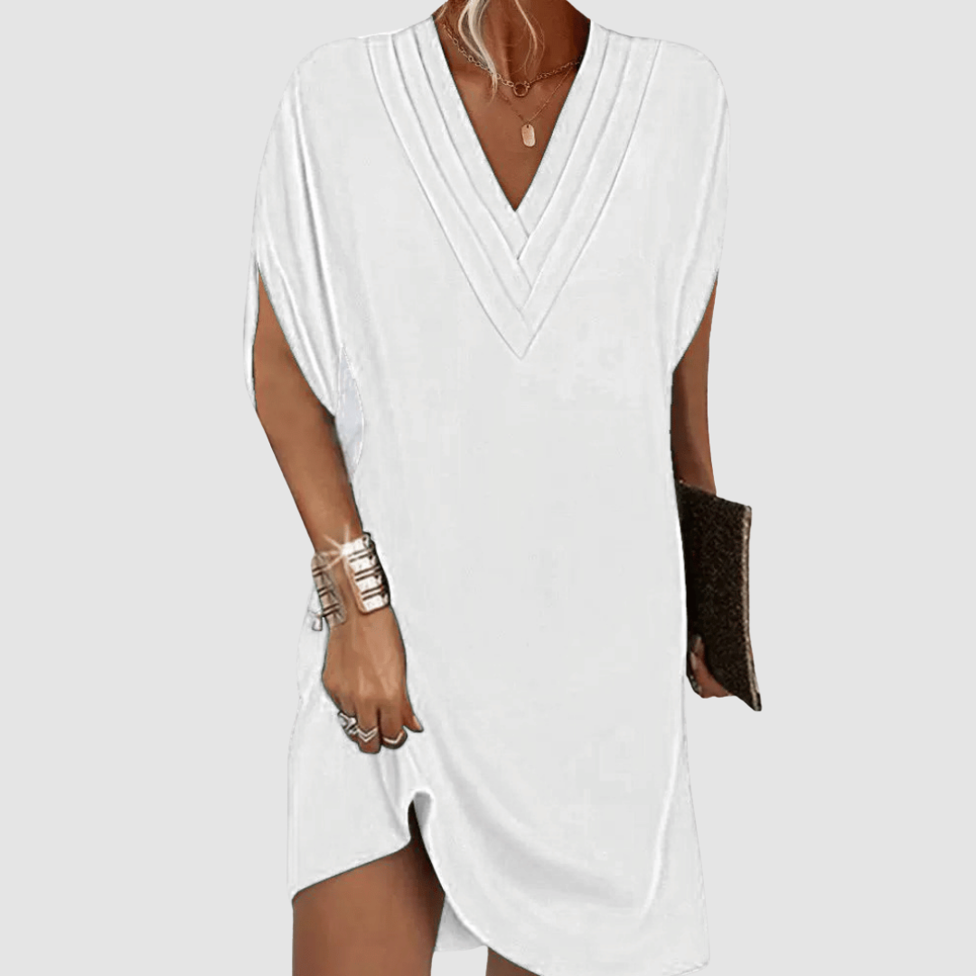 Alysa | Elegant Dress with Half Sleeves