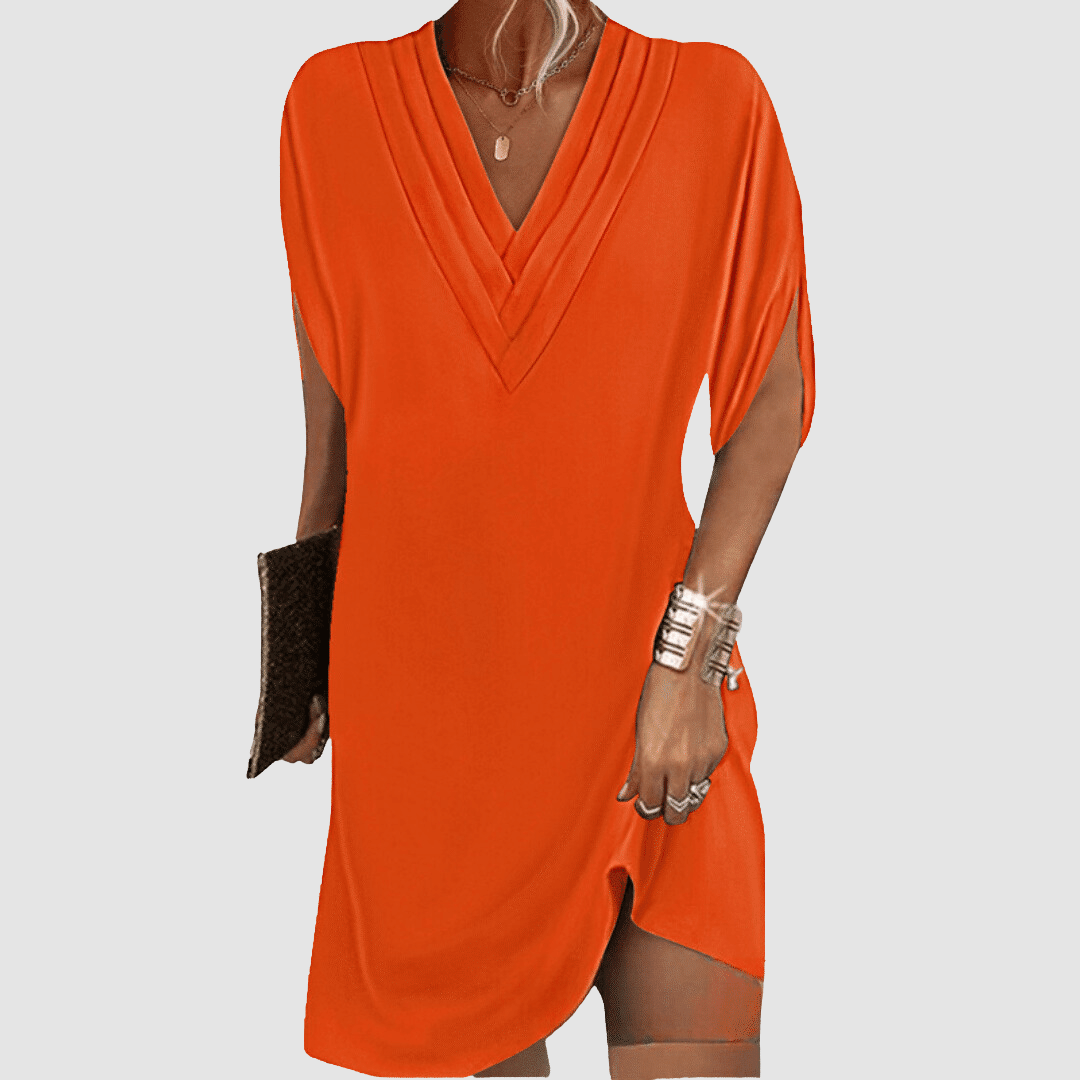 Alysa | Elegant Dress with Half Sleeves