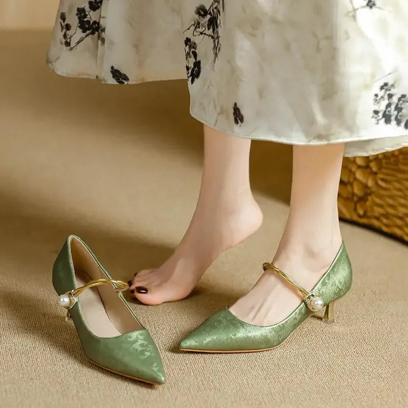 Cherie Heels - Green