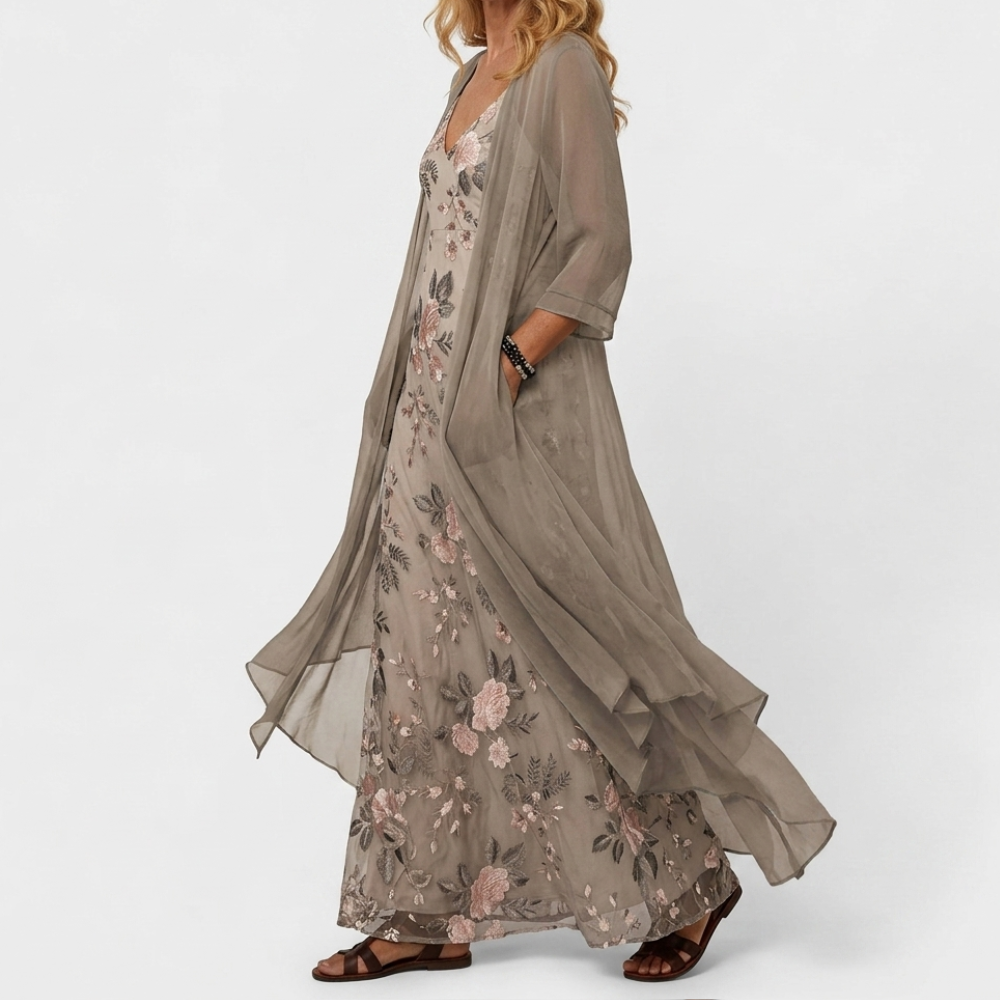Bryleigh | Elegant Tummy Coverage Two-Piece Set
