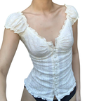 GLACY™ – Chic Floral Lace Corset Top