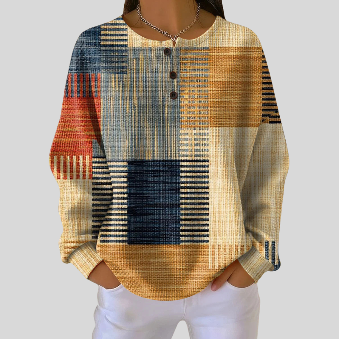Bexford Soft Perfection Sweatshirt - Yellow and Mix